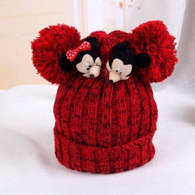 Mũ len chuột Mickey cho mẹ và bé
