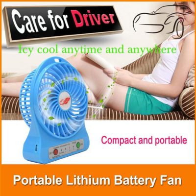 Quạt tích điện mini USB FAN tiện lợi