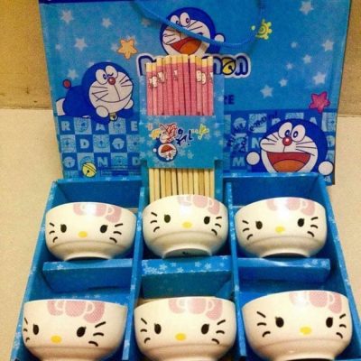 Bộ bát đũa Hello Kitty