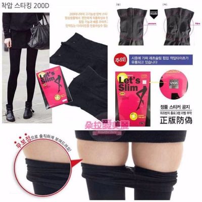 Quần tất thon chân Hàn Quốc Let’s slim