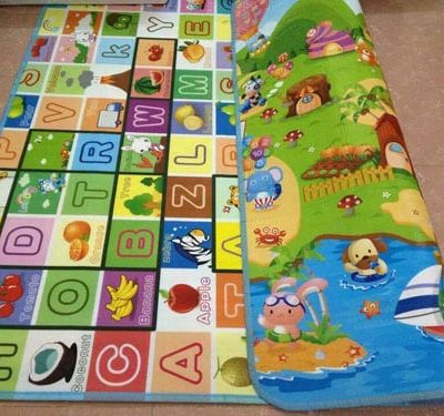 Thảm chơi maboshi 2 mặt cho bé