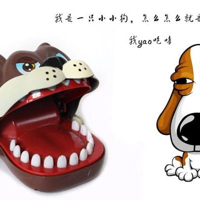 Đồ chơi khám răng chó bull hung dữ