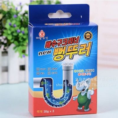 Bột thông ống Hàn Quốc 3x30g