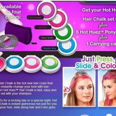 Bộ hộp phấn nhuộm tóc Hot Huez 4 màu
