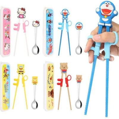 Bộ thìa đũa tập ăn doremon kitty