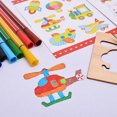 Bộ khung tập vẽ và tô màu cho bé