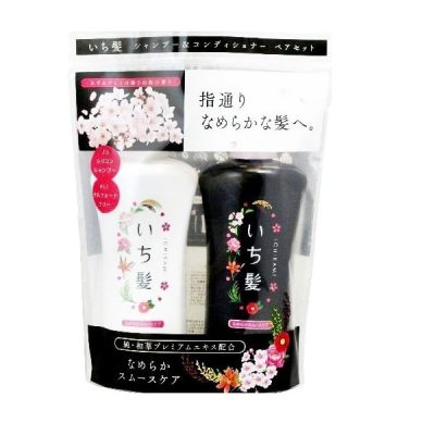 Set Dầu gội - xả siêu mượt Ichikami 530ml + 530g