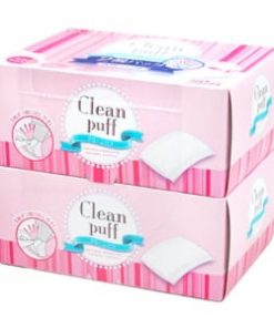 Bông tẩy trang 80 tờ x 2 hộp (50×60㎜) Cotton Labo