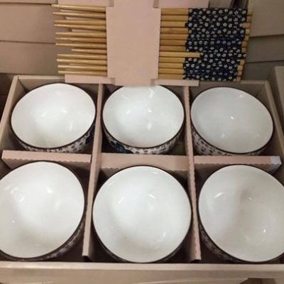 Bộ 6 bát đũa xuất Nhật cao cấp