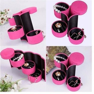 Hộp đựng trang sức hình trụ tròn