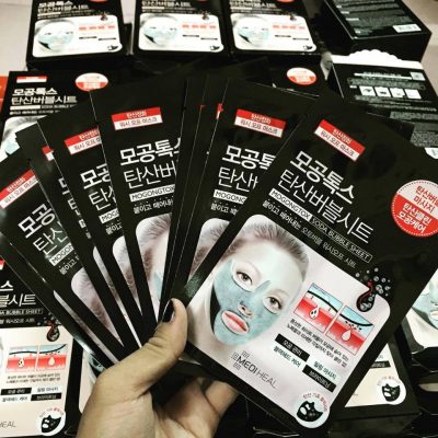 Hộp 10 mặt nạ thải độc Mediheal Mogongtox Soda Bubble Sheet
