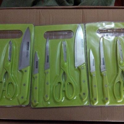 Bộ dao kèm thớt đa năng cho nhà bếp