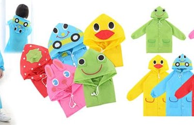 Áo mưa xuất nhật ngộ nghĩnh cho bé