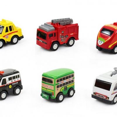 Túi 6 ô tô đồ chơi mini