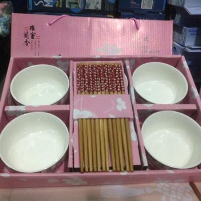 Bộ bát xuất Nhật flower of love