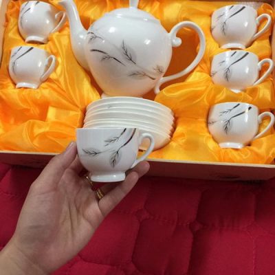 Bộ ấm chén trà ceramics Korea