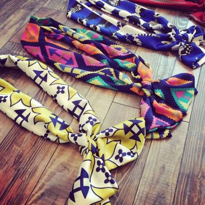 Khăn Turban hoa văn thổ cẩm