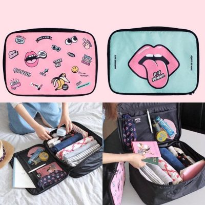 Túi xách du lịch hình đôi môi