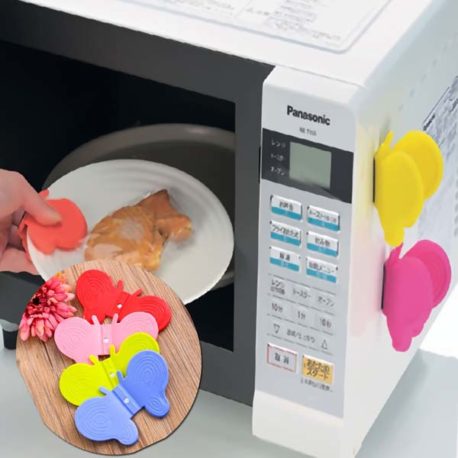 Vỉ 2 miếng bắc nồi silicon hình bướm