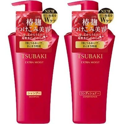 Set dầu gội, xả dưỡng ẩm sâu (500ml+500ml) Tsubaki