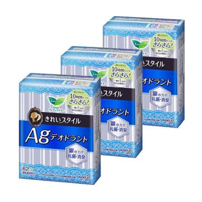 BVS Laurier hàng ngày Kirei Style khử mùi (62 miếng) Kao