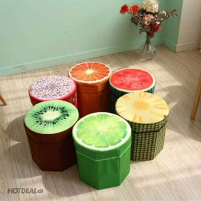 GHẾ NGỒI HOA QUẢ SẮC MÀU