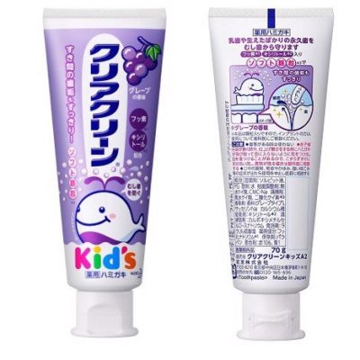 Kem đánh răng cho bé vị nho 70g Kao