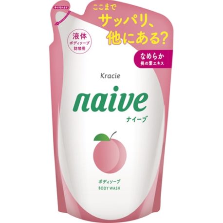 Túi sữa tắm thay thế NAÏVE chiết xuất quả đào 380ml