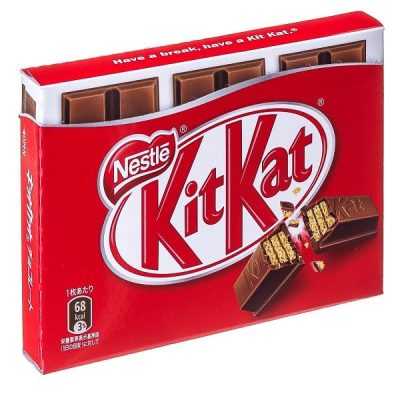 Bánh Socola Kitkat hộp đỏ 3 tấm Nestle
