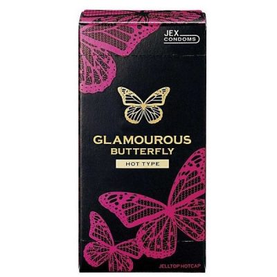 Bao cao su Glamorous Butterfly Hot 1000 (Hộp 12 cái) Jex