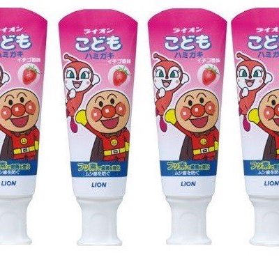 Kem đánh răng hương dâu tây cho bé 40g Lion