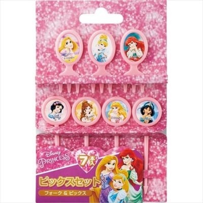 Bộ dĩa xiên hoa quả hình công chúa YAXELL