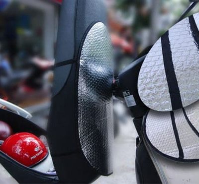 Tấm lót chống nóng yên xe máy