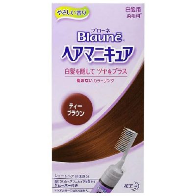 Thuốc nhuộm tóc Blaune kèm lược màu Tea Brown Kao