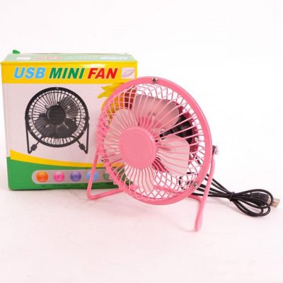 Quạt usb mini 360 độ lồng sắt