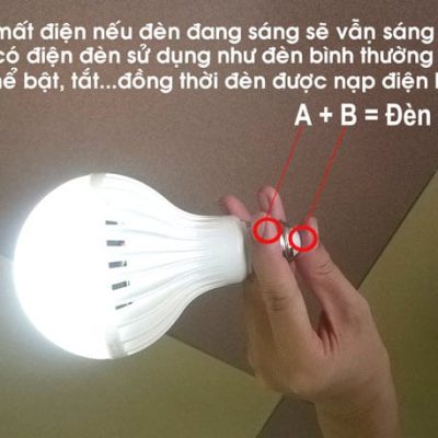 Bóng đèn led tích điện