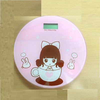 Cân điện tử tròn hình cô gái