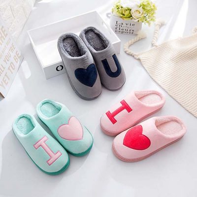 Dép đi trong nhà i love u