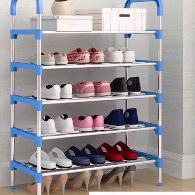 Kệ để giày dép 5 tầng khung inox