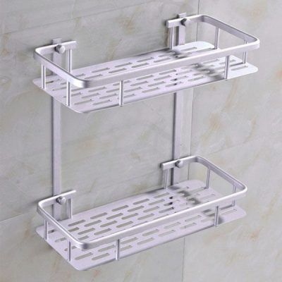 Giá treo nhà tắm 2 tầng hợp kim nhôm