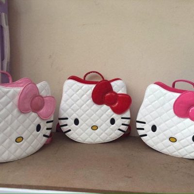 Ba lô hello kitty cho bé gái