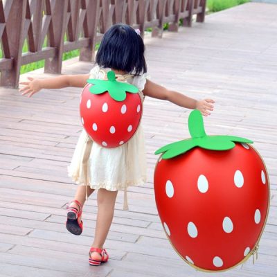 Balo hình quả dâu cho bé