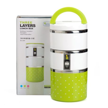 Cặp lồng giữ nhiệt 3 tầng ruột inox