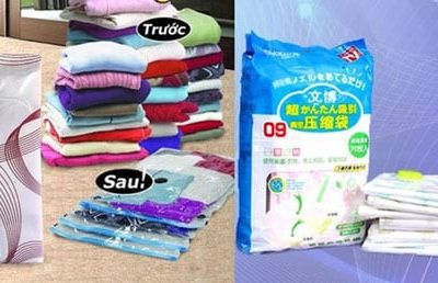 Bộ 8 túi hút chân không kèm bơm