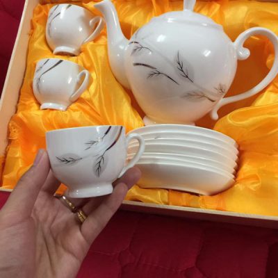BỘ ẤM CHÉN TRÀ CERAMICS KOREA