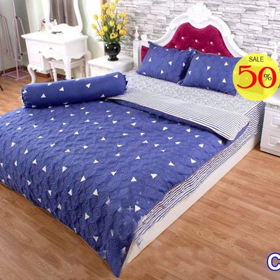 BỘ CHĂN GA GỐI COTTON POLY TRẦN BÔNG