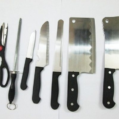 BỘ DAO KÉO HỢP KIM INOX 7 MÓN