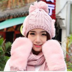 KHĂN MŨ LEN DỄ THƯƠNG CHO BẠN GÁI