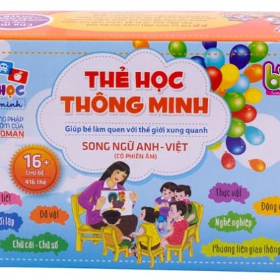 BỘ THẺ HỌC THÔNG MINH 16 CHỦ ĐỀ (416 THẺ)