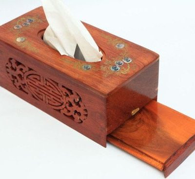 Hộp đựng giấy ăn bằng gỗ